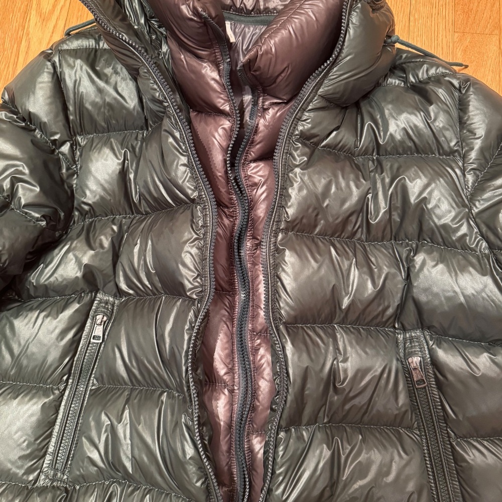 MONCLER - Men's Forest Green Down Jacket - Picture 12 of 16